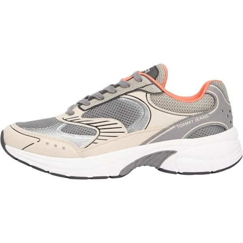 Offerta a tempo: Tommy Jeans Men's Archive '25 EM0EM01665 Top Basso, Beige (Gulf Sans/Zinc Grey), 40, Beige Gulf Sans Zinco Grigio, 8 - 55% da 72.78 € a 32.62 €