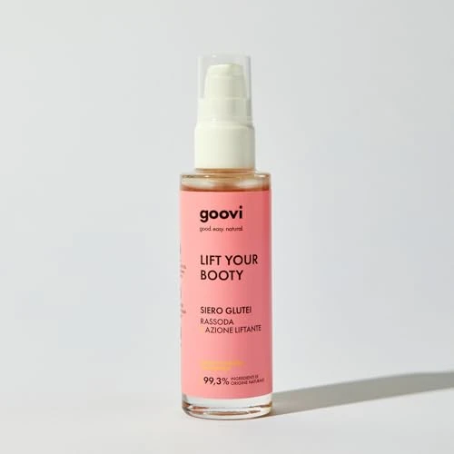 Zeitlich begrenztes Angebot: Goovi, Lift Your Booty Straffendes Gesäß-Serum mit elastischer Wirkung, straffend und feuchtigkeitsspendend, Textur aus Gel, schnell absorbierend, Formel mit Brombeer-Extrakt, süßer fruchtiger Duft von 16.19 € auf 16.19 € (0.0