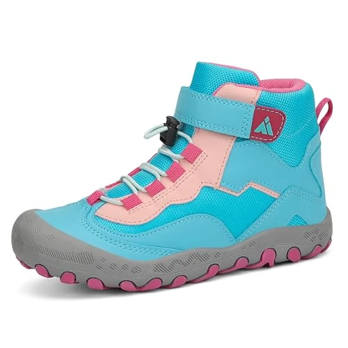 Zeitlich begrenztes Angebot: Mishansha Kinder Trekkingschuhe Wanderschuhe Mädchen Jungen, Azurblau 31 von 42.99 € auf 19.99 € (54% Rabatt)