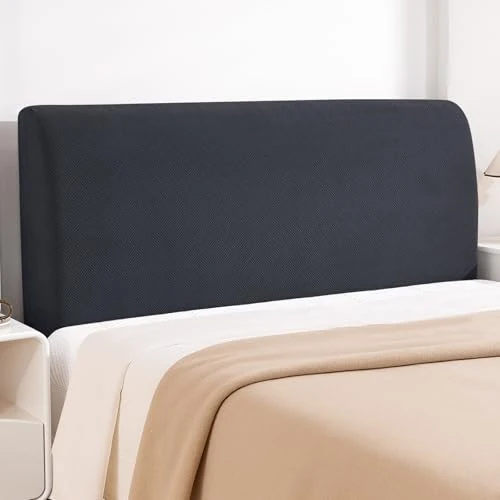 Tijdelijke aanbieding: YSTELLAA Hoes Voor Hoofdbord Van Het Bed 180CM, Rekbaar Stofdicht Beschermhoes Voor Hoofdeinde, Hoes Hoofdbord Bed, Bed Hoofdeinde Hoes Voor Slaapkamer Decor Rugbescherming, Donkergrijs van 18.99 € naar 18.99 € (0.00% korting)