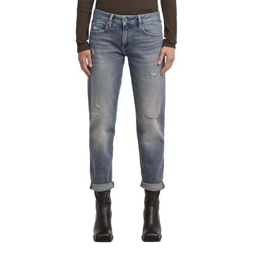 Offre limitée : G-STAR Femme Jean Kate Boyfriend, Bleu (worn in electric blue destroyed D15264-E104-H784), 26W / 32L de 109.95 € à 109.95 € (0.00% de remise)