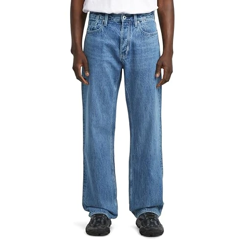 Zeitlich begrenztes Angebot: G-STAR Herren Deeggie Relaxed Straight Jeans, Blau (Faded Blue Arroyo D27736-D788-H788), 31W / 34L von 120.00 € auf 64.87 € (46% Rabatt)