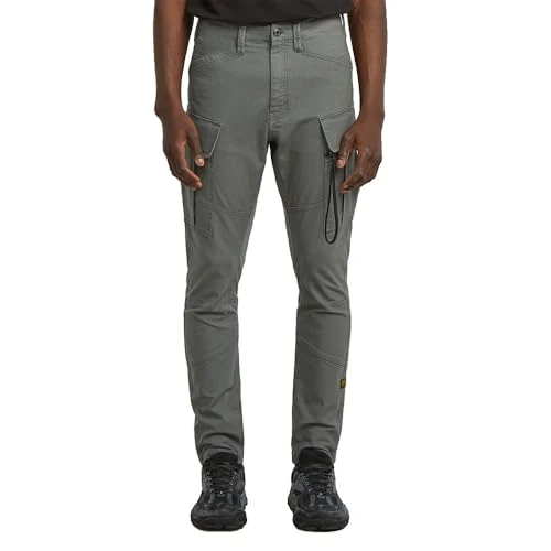 Tijdelijke aanbieding: G-STAR Zip Pocket 3D Skinny Cargo Broek 2.0, Grijs (Gs Grey D24307-e172-1260), 34W / 34L van 72.62 € naar 72.62 € (0.00% korting)