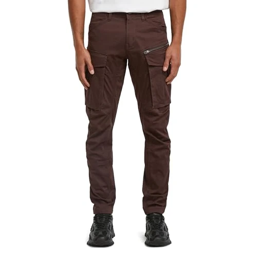 G-STAR Homme Pantalon Rovic Zip 3D Regular Tapered, brun (chocolate plum D02190-5126-G692), 38W / 36L