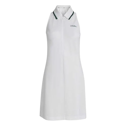 Offerta a tempo: adidas Femme Seasonal Essentials Colorpop Dress with Embroidered Graphic, White/Collegiate Green, XXL Short - 59% da 45.00 € a 18.61 €