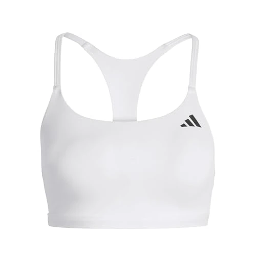 Limited-time offer: adidas Women's Optime Essentials Workout Light Support Bra, White, M from 28.00 £ to 28.00 £ (save 0.00%)