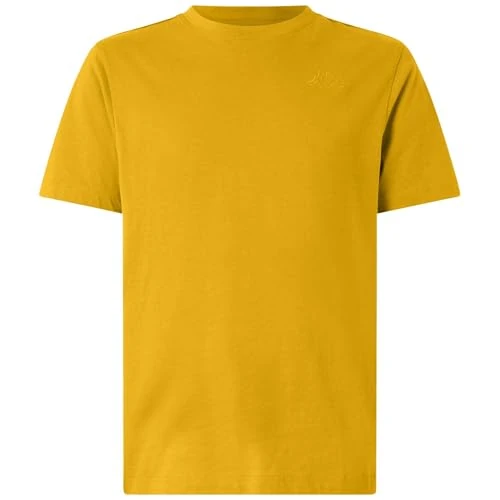 Tijdelijke aanbieding: Kappa Cafers Slim Tee Heren Comfortabel en Stijlvol Technisch T-shirt, Geel Goud/Geel Inca, S van 16.10 € naar 16.10 € (0.00% korting)
