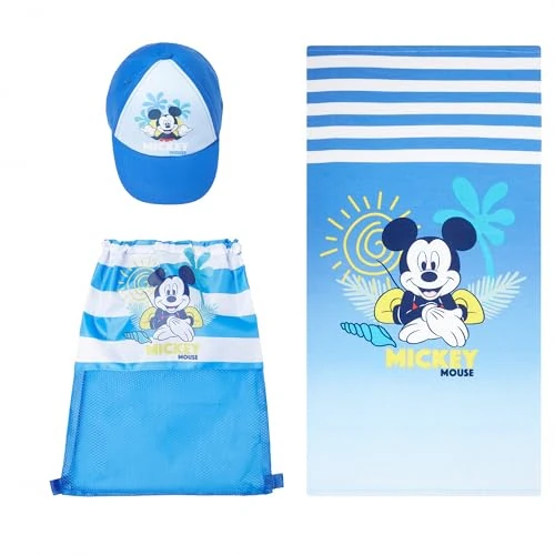 Offerta a tempo: Ellepi Minnie e Topolino set mare telo cappello zaino Disney (Topolino) - 36% da 21.97 € a 14.02 €