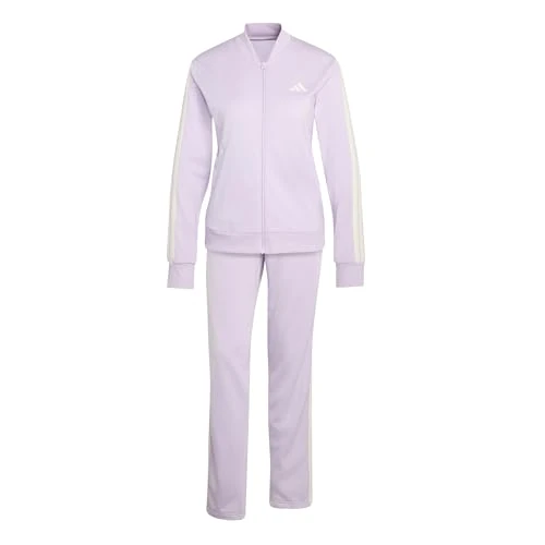 Tijdelijke aanbieding: adidas Mujer ESSENTIALS 3-STRIPES TRACKSUIT, ice lavender/off white, XXL van 56.87 € naar 56.87 € (0.00% korting)