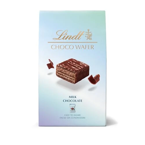 Offerta a tempo: Lindt Bag Choco Wafer Al Latte Praline Croccanti al Cioccolato Latte, Praline confezionate singolarmente 130g - 27% da 7.39 € a 5.40 €