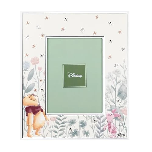 Oferta limitada: VALENTI & CO. - Disney Winnie The Pooh - Marco de madera de 15 x 20 cm - Portafotos de mesa con detalles en plata - Idea de regalo para recién nacido o regalo bautizo - Marco de fotos para habitación de 83.79 € a 83.79 € (ahorro 0.00%)