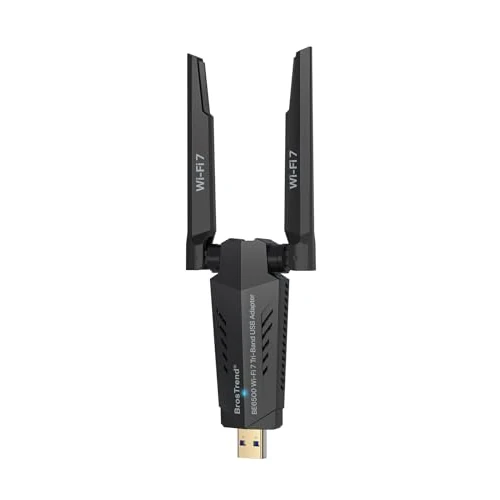 Oferta limitada: BrosTrend BE6500 Adaptador WiFi 7 USB con Largo Alcance Antenas, Tri-Banda de 56.99 € a 49.99 € (ahorro 12%)