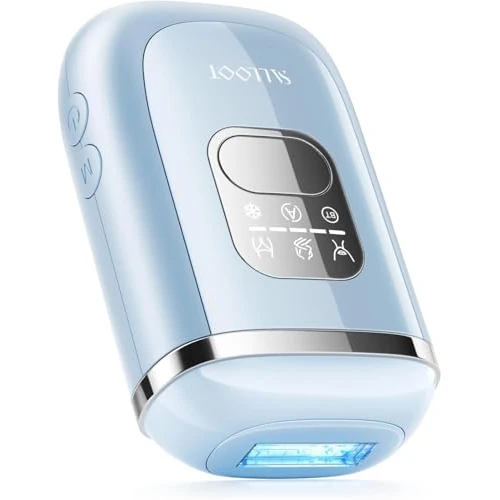 Limited offer: Mini IPL Epilator with Sapphire Ice Cooling, 22J Double Pulse IGBT for Women and Men, Portable, Effective, Painless at 4°C, Epilation at Home instead of Salon (Blue) from 99.00 EUR to 99.00 EUR (save 0%)