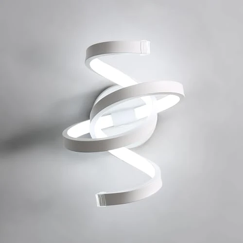 Tijdelijke aanbieding: SENQIU LED-wandlamp voor binnen, 20 W, modern spiraalvormig ontwerp van 29.98 € naar 29.98 € (0.00% korting)