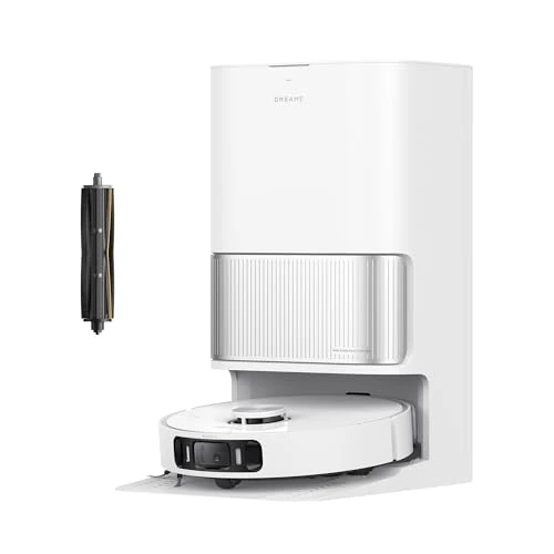 DREAME L40 Ultra AE Robotstofzuiger en Dweilcombinatie,19.000 Pa zuigkracht, diverse borstels en een flexibel dweilbereik pakt de robot nat en droog vuil aan, terwijl her alles-in-één basisstation