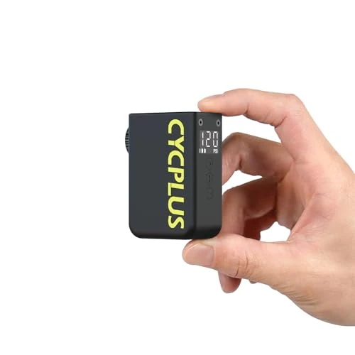 Offerta a tempo: CYCPLUS AS2Ultra Mini Pompa Elettrica Bici, 90g, Guscio Magnesio | 120 PSI, Gonfiaggio Rapido, Arresto Automatico, Display Digitale, Valvole Presta e Schrader, per E-Bike, MTB e Bici da Corsa - 0.00% da 119.99 € a 119.99 €