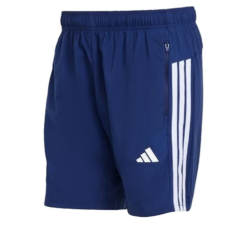 Zeitlich begrenztes Angebot: adidas Herren Workout Essentials Base 3 Stripes Woven Short 7 Inches Shorts, Dark Blue/White, M von 34.90 € auf 34.90 € (0.00% Rabatt)