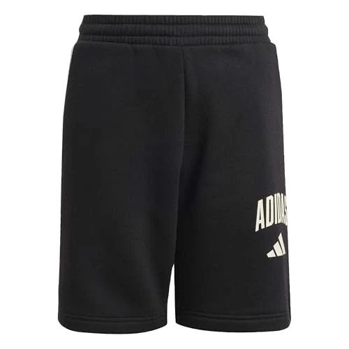 Zeitlich begrenztes Angebot: adidas Unisex Kids Seasonals Collegiate Typography Short, Black/Off White, 7-8 Years von 12.35 € auf 7.82 € (37% Rabatt)
