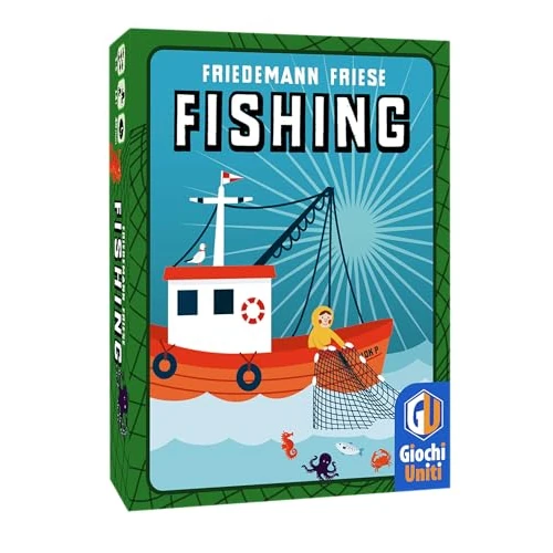 Giochi Uniti - Fishing – Gioco da tavolo, 3-5 Giocatori, 8+ Anni, GU833, Edizione italiana