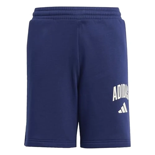 Offerta a tempo: adidas Mixte Enfant Seasonals Collegiate Typography Short, Dark Blue/off White, 13-14 Years - 0.00% da 19.14 € a 19.14 €