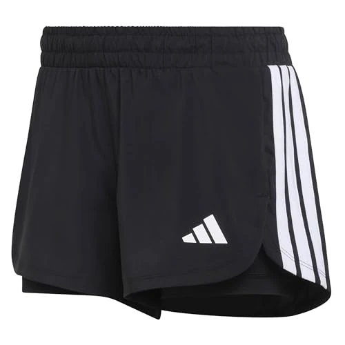 Tijdelijke aanbieding: adidas dames Pacer Workout Woven 2In1 Shorts, black, XL van 40.00 € naar 32.00 € (20% korting)