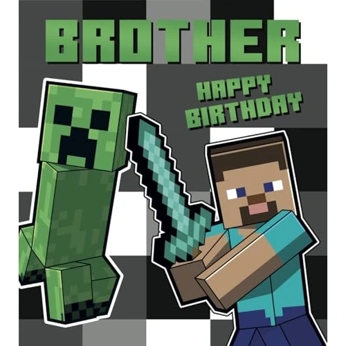 Danilo Promotions LTD Minecraft, biglietto di auguri per fratello