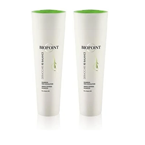 Offerta a tempo: BIOPOINT Dermocare Re-Balance Shampoo Capelli Misti 200 ml (Confezione da 2) - 41% da 23.80 € a 14.00 €