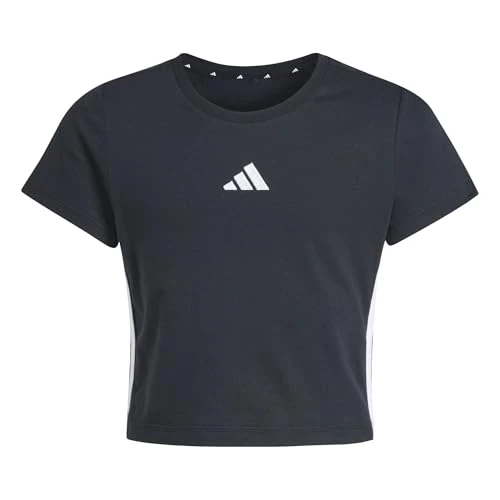 Limited-time offer: adidas Girl's Essentials Logo T-Shirt, Black/White, 14-15 Years from 25.99 £ to 9.83 £ (save 62.18%)