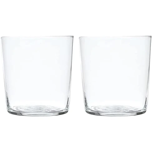 Excelsa New York Set Bicchieri Acqua 370 ml, Vetro, Trasparente (Confezione da 2)