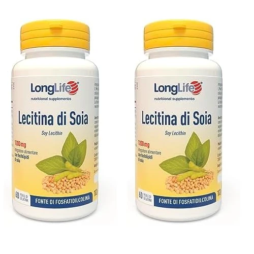 LongLife® Lecitina Di Soia 1200 Mg (Confezione da 2)