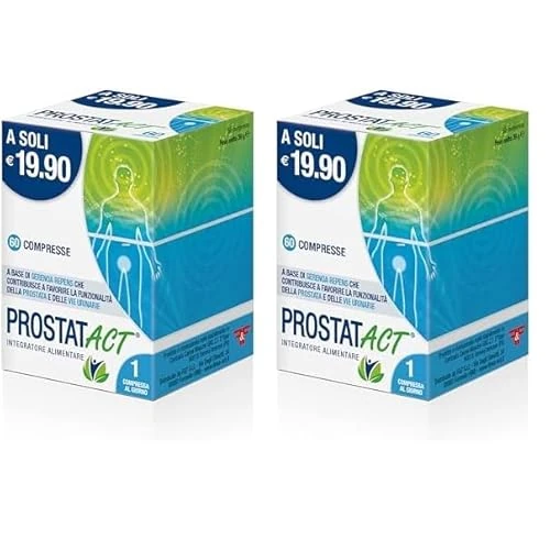 Offerta a tempo: VITA F&F Prostatact - 120 Compresse (2 Confezioni x 60 Capsule) — 40% da 39,80 € a 23,80 €