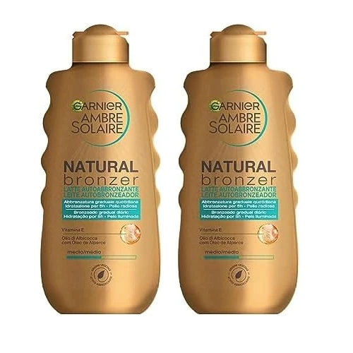 Offerta a tempo: Garnier Latte Autoabbronzante Natural Bronzer, Per un'Abbronzatura Uniforme e Naturale — 18% da 27,98 € a 22,94 €