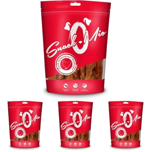 Offerta a tempo: Snackomio Venandi Animal Delicati Straccetti Di Filetto Di Petto Di Pollo - Mastica Premium Per Cani - 500 g (Confezione da 4) - 3% da 41.16 € a 39.96 €