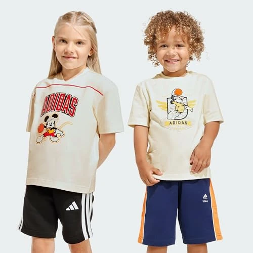 Limited-time offer: adidas Unisex Kids Disney Mickey Mouse TEE, Off White/Pure Ruby/Black, 3-4 Years from 11.54 £ to 11.54 £ (save 0.00%)