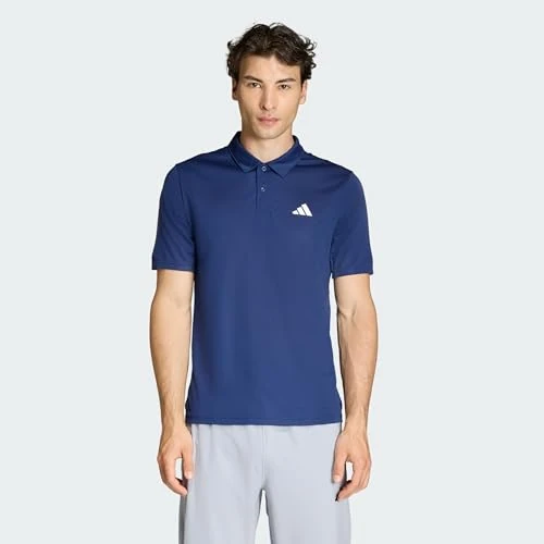 Limited-time offer: adidas Men's Workout Essentials Base Polo Shirt, Dark Blue, XXL from 25.00 £ to 20.00 £ (save 20.0%)
