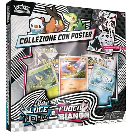 Pokémon: Kolekcja z plakatem Unima GCC (trzy holograficzne karty promocyjne i cztery rozszerzenia)