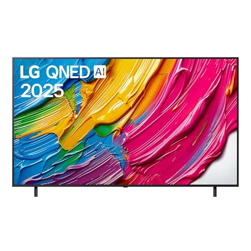 LG QNED AI QNED80 TV 75 pollici, Smart TV 4K, Processore α7 Gen8, Dynamic QNED Color, Design Super Slim, webOS con AI e telecomando puntatore AI, Gaming con VRR 4K@60Hz, 75QNED80A6A 2025