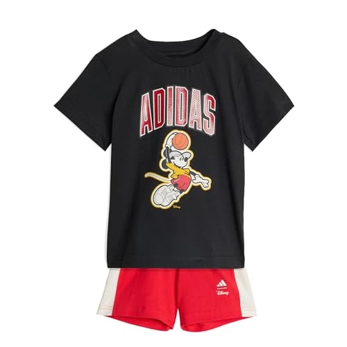 Limited-time offer: adidas Unisex Baby DISNEY MICKEY MOUSE T-SHIRT SET, black/off white, 18-24 Months from 16.91 £ to 16.91 £ (save 0.00%)