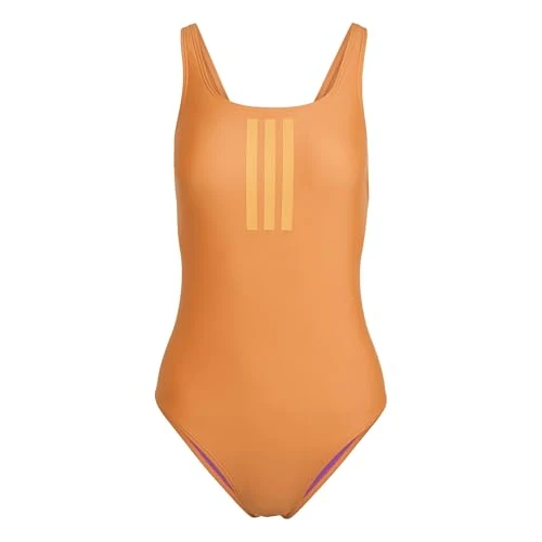 Limited-time offer: adidas Women's 3 Stripes V-Back Swimsuit, Pure Orange/Pure Tangerine, 48 from 30.99 GBP to 30.99 GBP (save 0%)