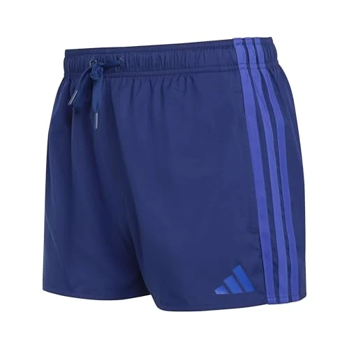 Offerta a tempo: adidas Homme 3 Stripes Swim Shorts 3 inch, Dark Blue/Semi Lucid Blue, XS - 15% da 35.00 € a 29.90 €