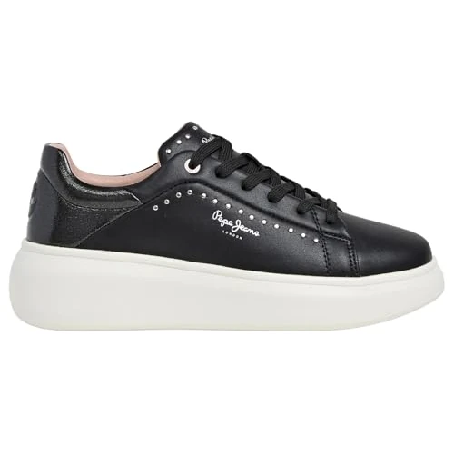 Offerta a tempo: Pepe Jeans Yara Choice W, Sneak Donna, Nero, 41 EU - 56% da 89.90 € a 39.99 €