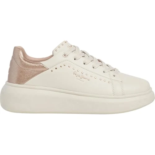 Oferta limitada: Pepe Jeans Yara Choice W - Tenis para Mujer, Rosa y Beige pálido, 3 UK de 43.10 € a 43.10 € (ahorro 0.00%)