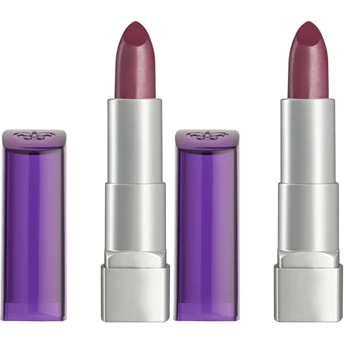 Offerta a tempo: Rimmel London Rossetto in Stick Moisture Renew, Formula Idratante e Iper-Pigmentata, 260 Amethyst Shimmer, 4 g (Confezione da 2) - 37% da 25.00 € a 15.82 €