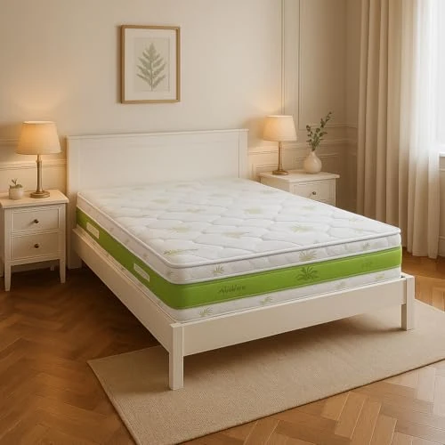 Offerta a tempo: Ginflex Materasso Singolo Waterfoam 80x190 H20 Tessuto Aloe Vera | Antiacaro - Anallergico - Antibatterico | 100% Made in Italy (Altezza: 20cm, 80x190) - 16% da 89.00 € a 75.00 €