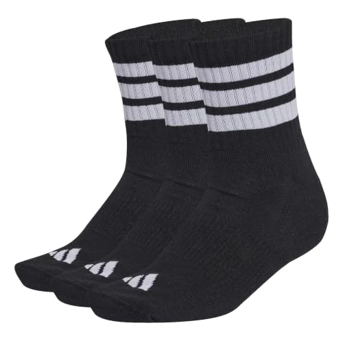 Oferta limitowana: adidas Uniseks 3 Stripes Cushioned Sportswear Mid Cut Socks 3 Pair Pack, black/white/white, 45-48 z 59.95 zł na 59.95 zł (oszczędź 0.00%)