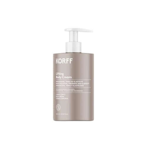 Korff Body Lifting Body Cream, Crema Corpo Rassodante, Elasticizzante e Nutriente, 400 ml
