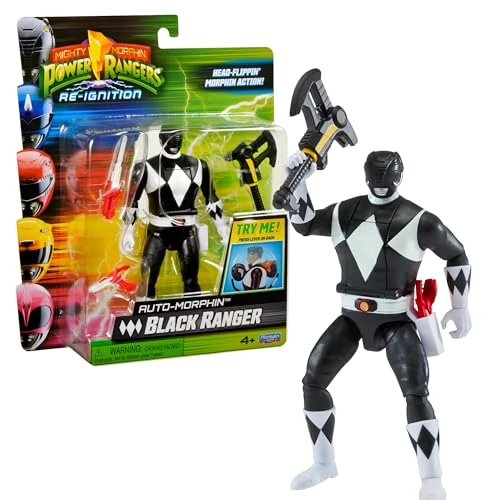 Offerta a tempo: Power Rangers, Figurina articolata, 15 cm, Ranger Nero, 4+, PWG073 - 0.00% da 18.00 € a 18.00 €