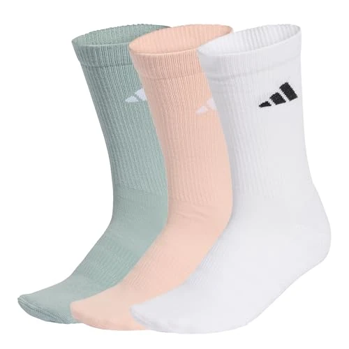 Offre limitee: adidas Mixte CUSHIONED SPORTSWEAR CREW SOCKS 3 PAIR PACK, blush pink/white/Wonder Sage, 48-51 de 13.00 EUR a 13.00 EUR (economie 0%)