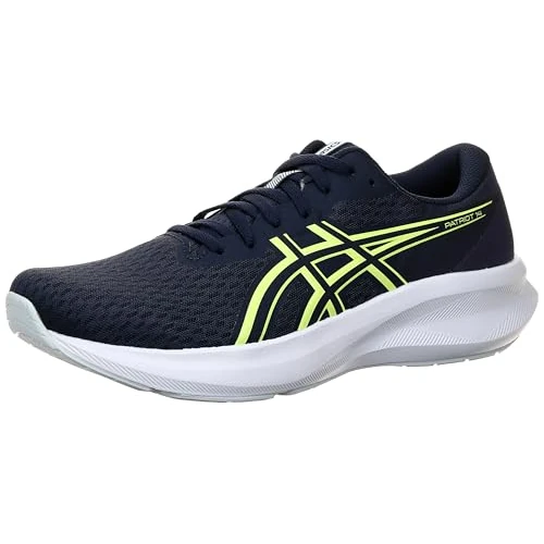 Oferta ograniczona: ASICS Patriot 14 Sneaker męskie, 46,5 EU, Midnight Lucid Yellow, 46.5 EU z 197.61 PLN na 197.61 PLN (zniżka 0%)