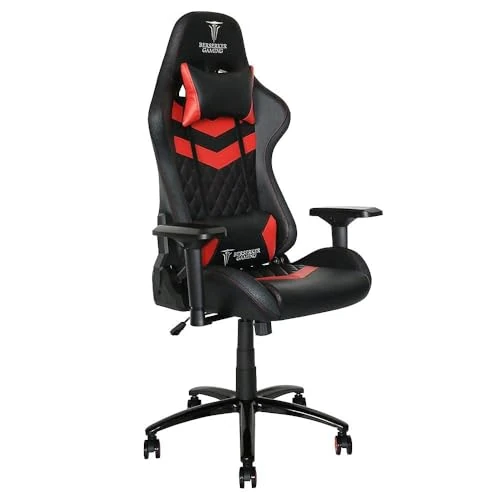 Berserker Siège Thor Gaming, Simili Cuir, Inclinaison 180°, Accoudoirs 4D, Capacité 160 kg, Noir
